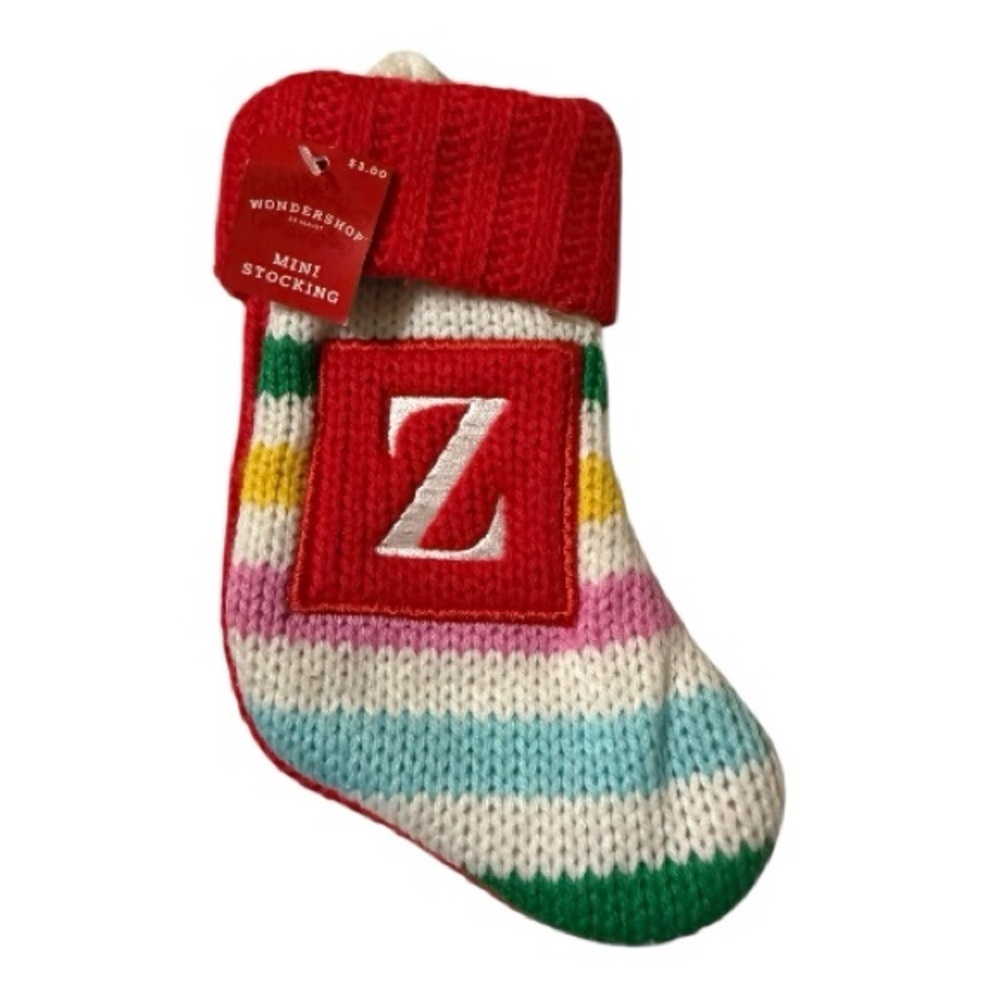 Wondershop Initial Z Mini Holiday Stocking